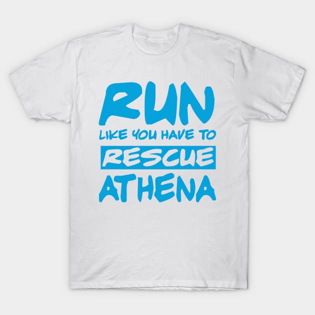 Saint Seiya - Run like you have to rescue Athena - (Cygnus no Hyoga) T-Shirt by LiveForever